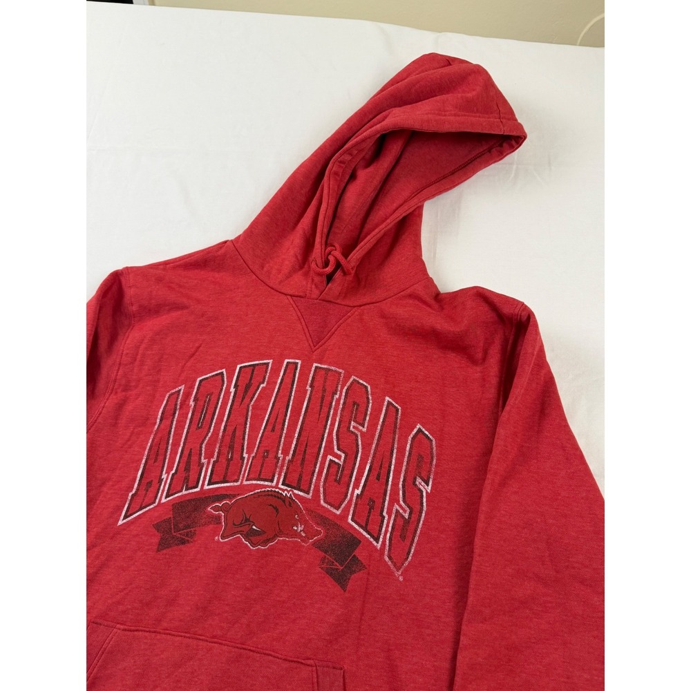 Arkansas Razorbacks Graphic x Rivalry Threads Sweatshirt Mens Small Red